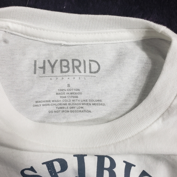 NWOT HYBRID MEN PRINT T-SHIRT SIZE SMALL NWOT - Picture 4 of 7